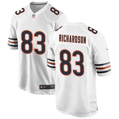 JP Richardson Men's Nike White Chicago Bears Custom Game Jersey