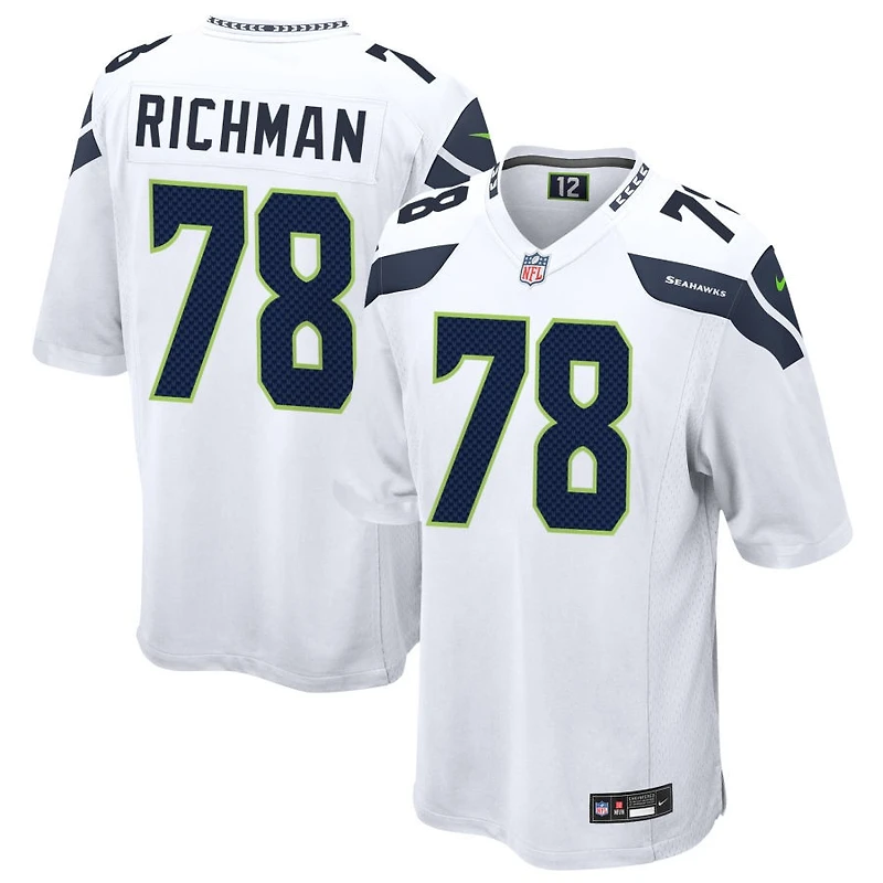 Mason Richman Men's Nike  White Seattle Seahawks Custom Game Jersey