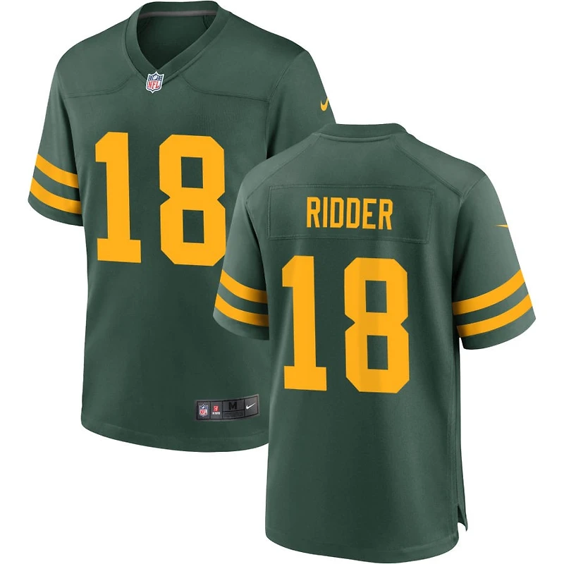 Desmond Ridder Men's Nike Green Green Bay Packers Alternate Custom Jersey