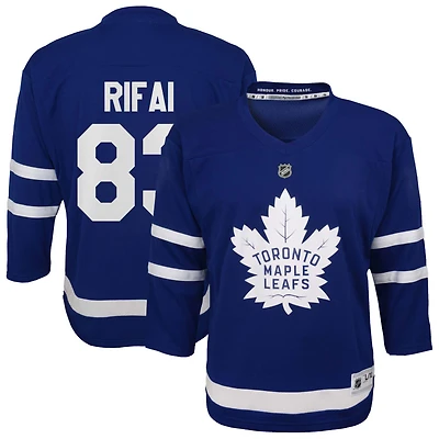 Marshall Rifai Youth  Blue Toronto Maple Leafs Home Replica Custom Jersey