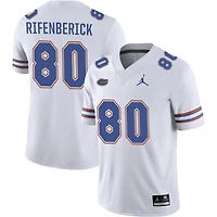 Cary Rifenberick Men's Jordan Brand White Florida Gators Pick-A-Player NIL Replica Football Jersey