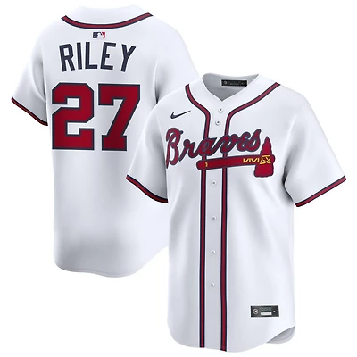 Austin Riley Men's Nike White Atlanta Braves Home Limited Custom Jersey