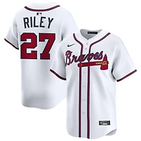 Austin Riley Men's Nike White Atlanta Braves Home Limited Custom Jersey