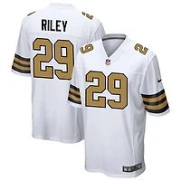 Quincy Riley Men's Nike  White New Orleans Saints Alternate Custom Game Jersey
