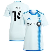 Daniel Armando Rios Women's adidas  Light Blue CF Montreal 2024 La Main Replica Custom Jersey