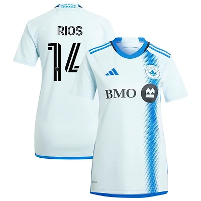 Daniel Armando Rios Women's adidas  Light Blue CF Montreal 2024 La Main Replica Custom Jersey