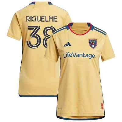Antonio Riquelme Women's adidas Gold Real Salt Lake 2023 The Beehive State Kit Replica Custom Jersey