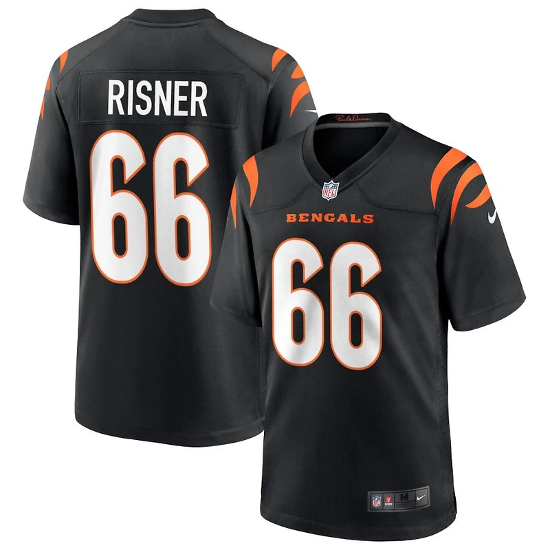 Dalton Risner Men's Nike Black Cincinnati Bengals Game Custom Jersey