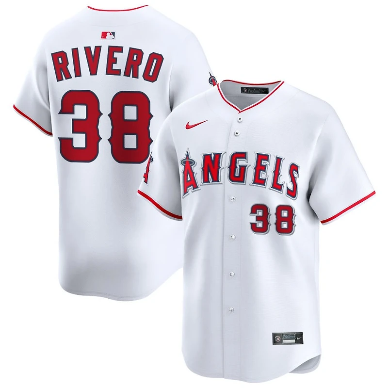 Sebastian Rivero Youth Nike White Los Angeles Angels Home Custom Limited Jersey