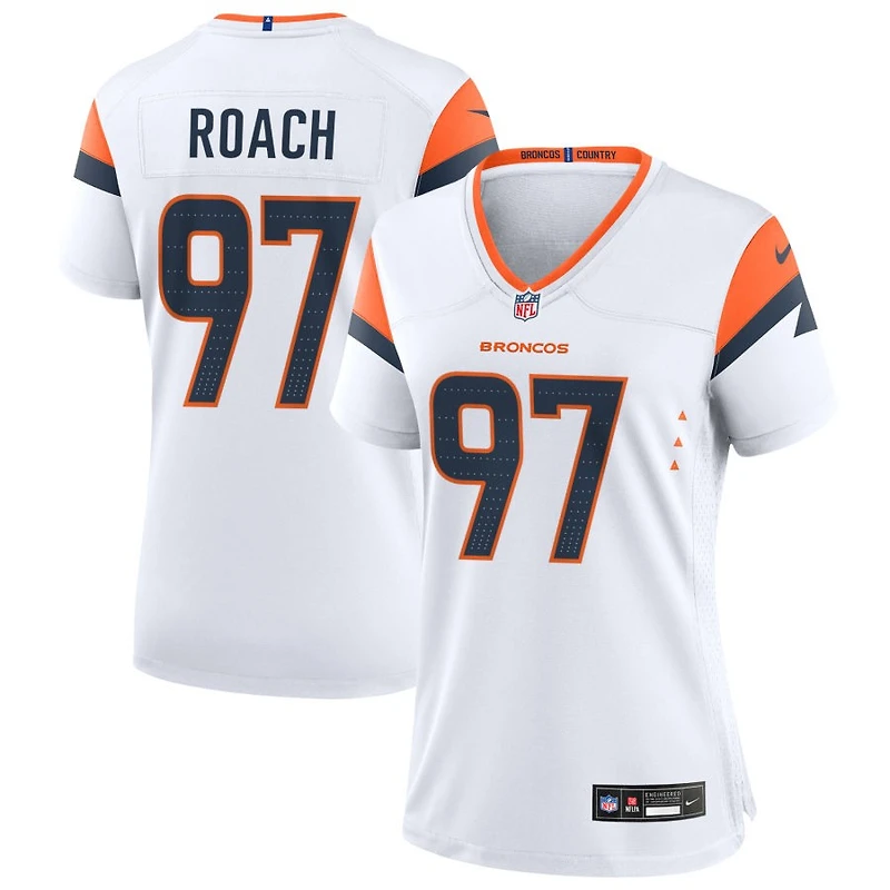 Malcolm Roach Women's Nike White Denver Broncos Mile High Collection Custom Game Jersey