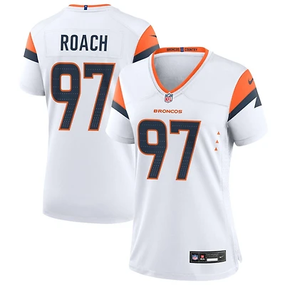 Malcolm Roach Women's Nike  White Denver Broncos Mile High Collection Custom Game Jersey