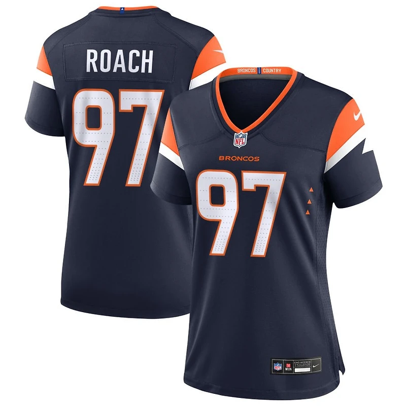 Malcolm Roach Women's Nike  Navy Denver Broncos Alternate Mile High Collection Custom Game Jersey