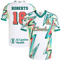 Reid Roberts Men's adidas White San Jose Earthquakes 2025 Third Authentic Custom Jersey