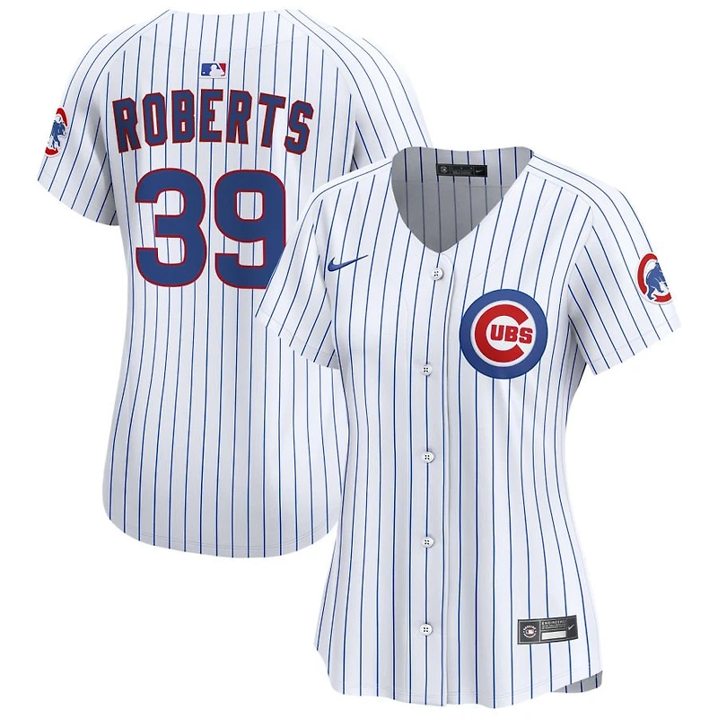 Ethan Roberts Women's Nike White Chicago Cubs Home Limited Custom Jersey
