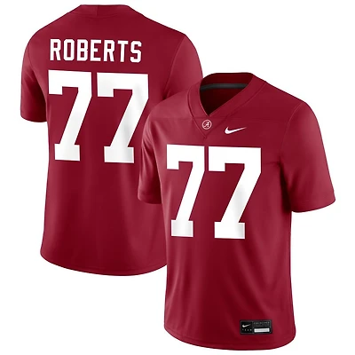 Jaeden Roberts Men's Nike Crimson Alabama Crimson Tide NIL Pick-A-Player Football Replica Jersey