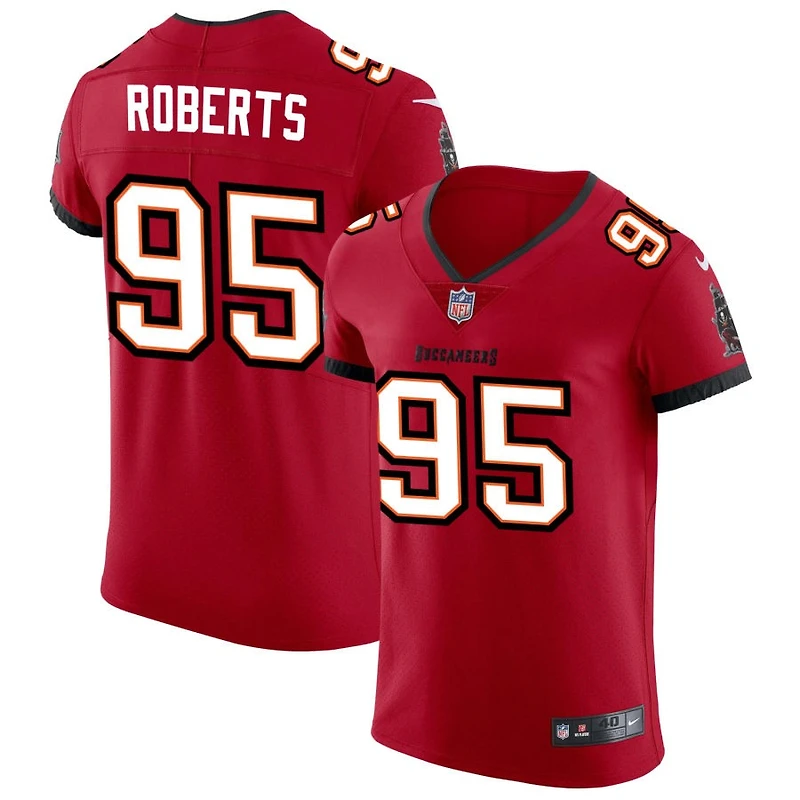 Elijah Roberts Men's Nike Red Tampa Bay Buccaneers Vapor Elite Custom Jersey