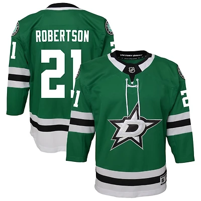 Jason Robertson Youth Green Dallas Stars Home Custom Premier Jersey