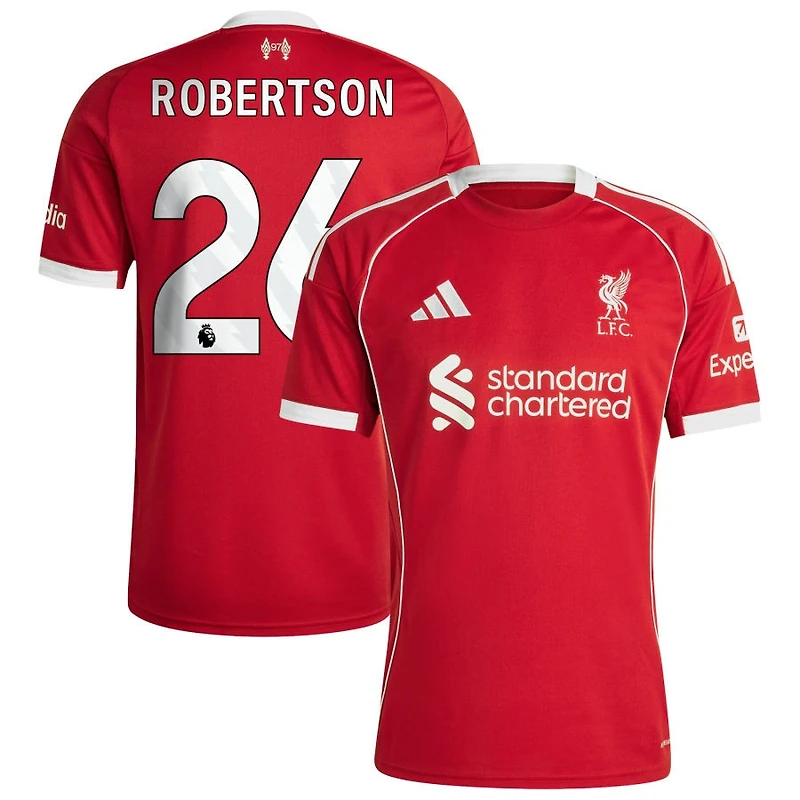 Andy Robertson Men's adidas  Red Liverpool 2025/26 Home Custom Replica Jersey