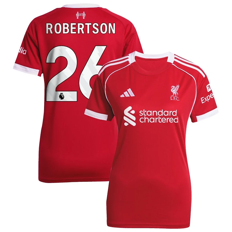 Andy Robertson Women's adidas  Red Liverpool 2025/26 Home Custom Replica Jersey