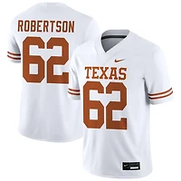 Connor Robertson Men's Nike White Texas Longhorns NIL Pick-A-Player Game Jersey