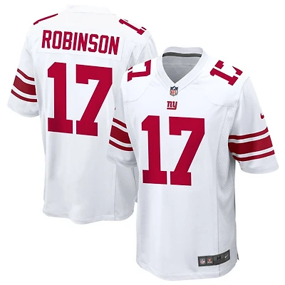 Wan'Dale Robinson Men's Nike White New York Giants Custom Game Jersey