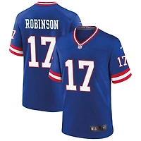 Wan'Dale Robinson Men's Nike Royal New York Giants Classic Custom Game Jersey