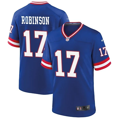 Wan'Dale Robinson Men's Nike Royal New York Giants Classic Custom Game Jersey