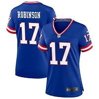 Wan'Dale Robinson Women's Nike Royal New York Giants Classic Custom Game Jersey