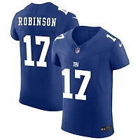 Wan'Dale Robinson Men's Nike Royal New York Giants Vapor F.U.S.E. Elite Custom Jersey