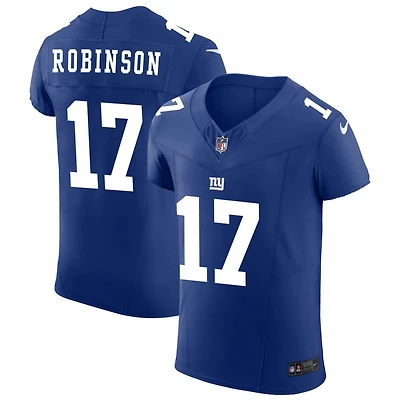 Wan'Dale Robinson Men's Nike Royal New York Giants Vapor F.U.S.E. Elite Custom Jersey