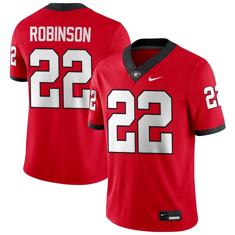 Todd Robinson Men's Nike Red Georgia Bulldogs NIL Pick-A-Player Game Jersey