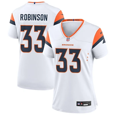 Jaden Robinson Women's Nike White Denver Broncos Mile High Collection Custom Game Jersey