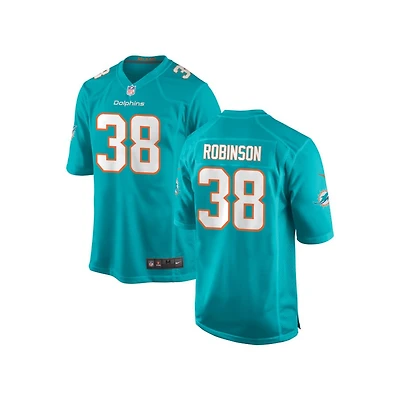Ethan Robinson Youth Nike Aqua Miami Dolphins 2018 Custom Game Jersey