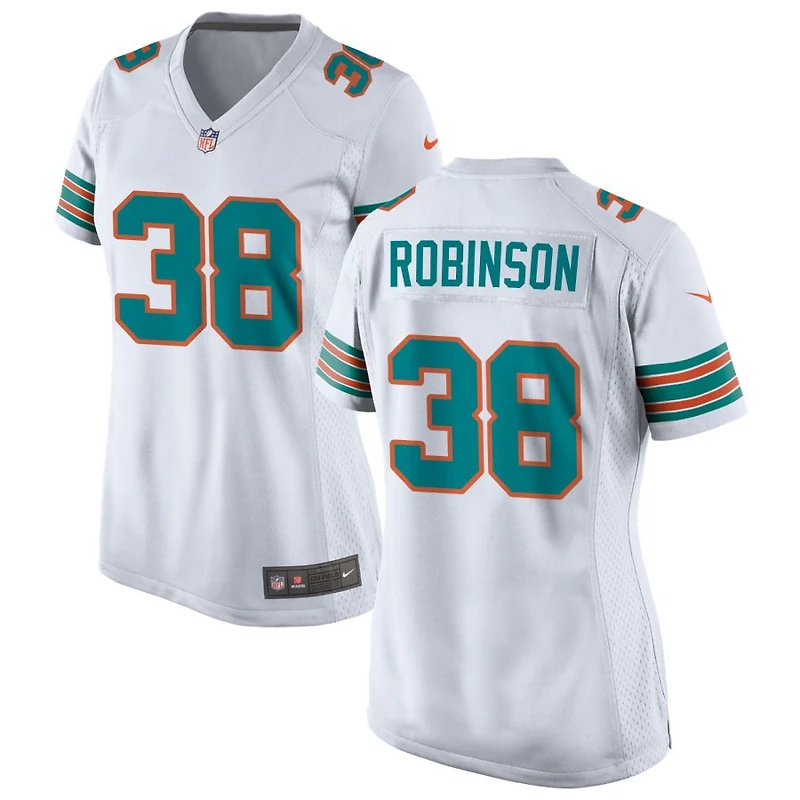 Ethan Robinson Women's Nike White Miami Dolphins Alternate Custom Game Jersey