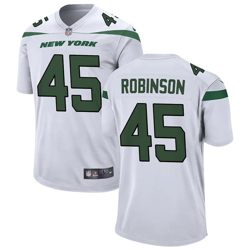 Mark Robinson Men's Nike White New York Jets Custom Game Jersey