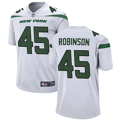 Mark Robinson Men's Nike White New York Jets Custom Game Jersey