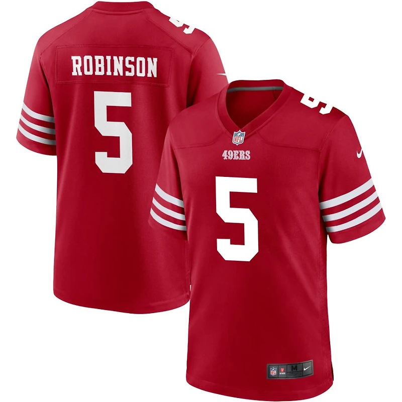 Demarcus Robinson Men's Nike Scarlet San Francisco 49ers Custom Jersey