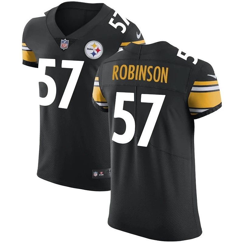 Mark Robinson Men's Nike Black Pittsburgh Steelers Vapor Untouchable Custom Elite Jersey