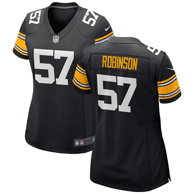 Mark Robinson Women's Nike Black Pittsburgh Steelers Alternate Custom Game Jersey