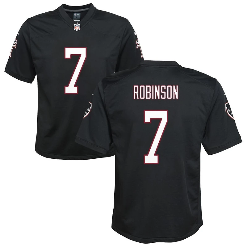 Bijan Robinson Youth Nike Black Atlanta Falcons Throwback Custom Game Jersey