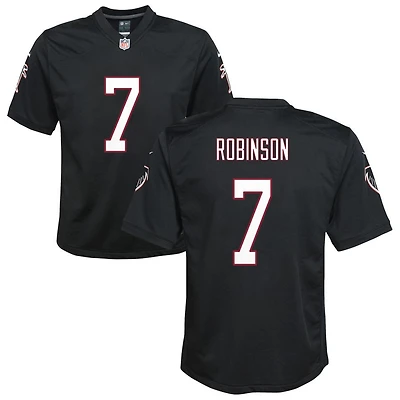 Bijan Robinson Youth Nike Black Atlanta Falcons Throwback Custom Game Jersey