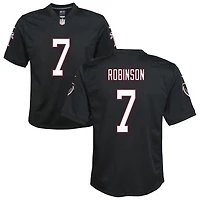Bijan Robinson Youth Nike Black Atlanta Falcons Throwback Custom Game Jersey