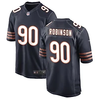 Dominique Robinson Men's Nike Navy Chicago Bears Custom Game Jersey