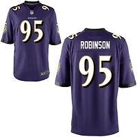 Tavius Robinson Youth Nike Purple Baltimore Ravens Custom Game Jersey