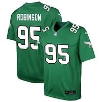 Ty Robinson Youth Nike Kelly Green Philadelphia Eagles Alternate Custom Game Jersey