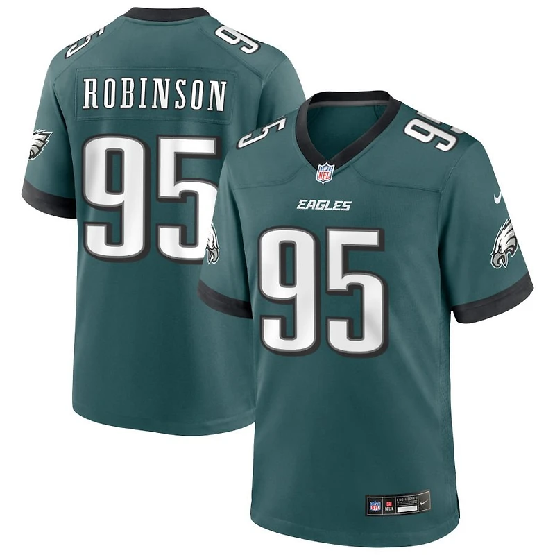 Ty Robinson Men's Nike Midnight Green Philadelphia Eagles Custom Game Jersey