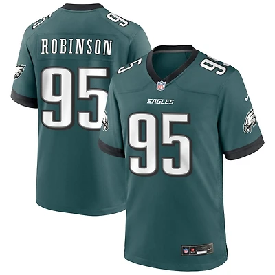 Ty Robinson Men's Nike Midnight Green Philadelphia Eagles Custom Game Jersey