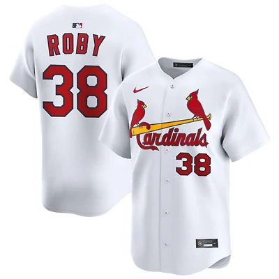 Tekoah Roby Men's Nike White St. Louis Cardinals Home Limited Custom Jersey