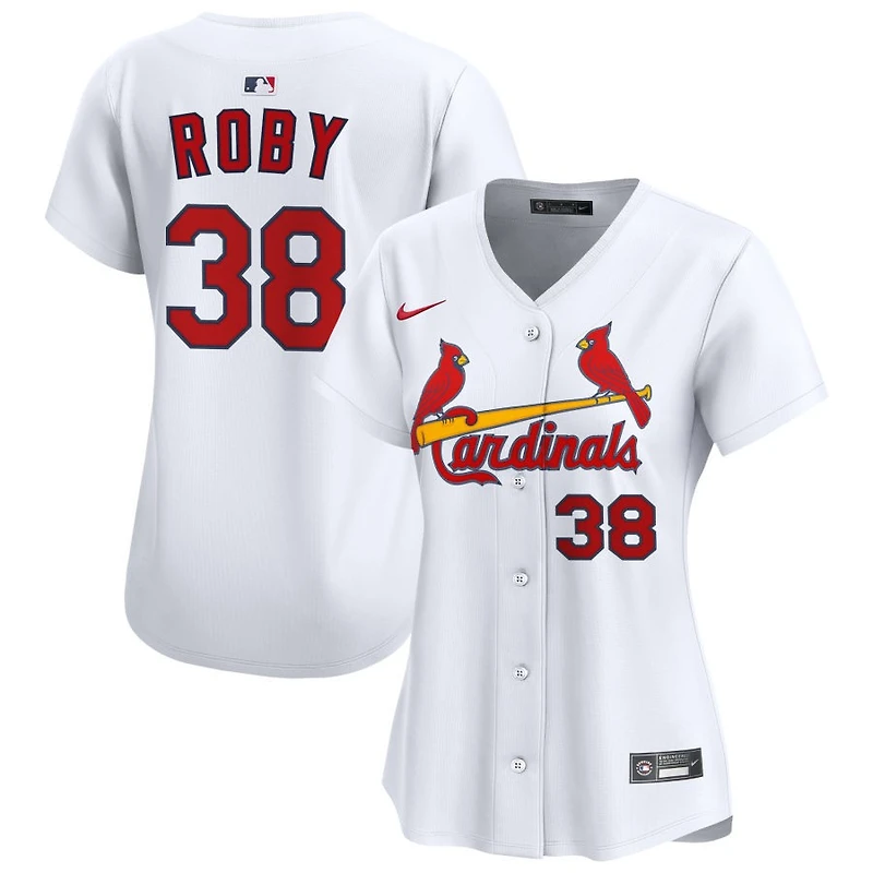 Tekoah Roby Women's Nike White St. Louis Cardinals Home Limited Custom Jersey