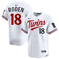 Alan Roden Men's Nike White Minnesota Twins Home Limited Custom Jersey